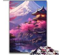 Puzzles pour Adolescents 2000 pièces Mont Fuji Japon Défi d'intelligence cérébrale Jouets addictifs Cadeau Amusant pour Les 14 Ans et Plus 70x100cm