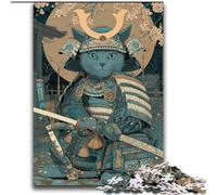 Puzzles pour Adolescents 2000 pièces Ninja Cat Jeux éducatifs Décoration de la Maison Jeu éducatif pour Anniversaire, Noël 70x100cm