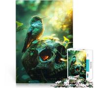 Puzzles pour Adolescents 2000 pièces Oiseau sur Un crâne Jouet éducatif intellectuel décompressant Œuvre d'art 70x100cm