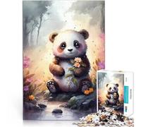 Puzzles pour Adolescents 2000 pièces Panda Fiction Jeux éducatifs Décoration d'intérieur Cadeaux d'anniversaire 70x100cm