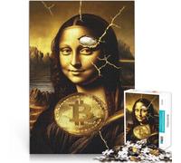 Puzzles pour Adolescents 2000 pièces Parodie de Monnaie virtuelle Difficile Difficile avec Affiche et Feuille de Questions correspondantes 70x100cm