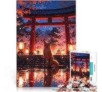 Puzzles pour Adolescents 2000 pièces Passerelle Mystique de Kitsune Jeux de détente Offrir en Cadeau à Toute la Famille 70x100cm