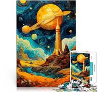 Puzzles pour Adolescents 2000 pièces Paysage de fusée Spatiale Jeux éducatifs Décoration d'intérieur Jeu de défi Unique 70x100cm