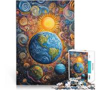 Puzzles pour Adolescents 2000 pièces Peinture Cosmique fantaisiste Jouets de Jeu Décoration Murale, Cadeaux Uniques pour Anniversaire et Noël 70x100cm