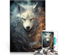 Puzzles pour Adolescents 2000 pièces Pixels de Renard mystérieux Jeux Jouets Cadeaux Renforcer l'amour Entre Les Couples 70x100cm