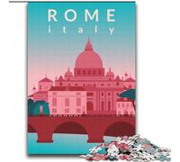 Puzzles pour Adolescents 2000 pièces Rome, adaptés aux Personnes de 14 Ans et Plus Jeux éducatifs Cadeaux du Père Noël Secret 70x100cm