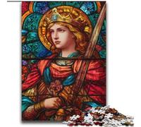 Puzzles pour Adolescents 2000 pièces Saint Vitrail Jeu Stimulant et Jeu Familial Idéal comme Cadeau pour Toute la Famille 70x100cm