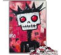 Puzzles pour Adolescents 2000 pièces Style Basquiat Roi Squelette pour et à partir de 14 Ans Jouets de Jeu Car C'est idéal comme Cadeau pour Toute la Famille 70x100cm