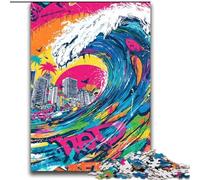 Puzzles pour Adolescents 2000 pièces Surf Graffiti Aidez Le Cerveau à exercer des Jouets addictifs pour cultiver la Patience Excellent Cadeau 70x100cm