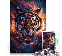 Puzzles pour Adolescents 2000 pièces Tigre Fantastique Séjour Anti-Stress pour Tuer Le Temps Idées Cadeaux 70x100cm