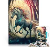 Puzzles pour Adolescents 2000 pièces Une Licorne de Dessin animé Assemblage du modèle est idéal comme Cadeau pour Toute la Famille 70x100cm
