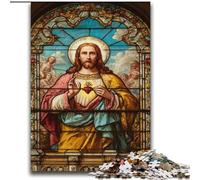 Puzzles pour Adolescents 2000 Puzzles Art de Jésus Jeu Stimulant et Jeu Familial Cadeaux du Père Noël Secret 70x100cm