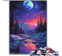 Puzzles pour Adolescents 2000 Puzzles Néon Hiver Nature Entraînez Votre Cerveau et Vos Mains Cadeaux pour Amis et Famille 70x100cm