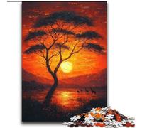 Puzzles pour Adolescents 2000 Puzzles Prairies africaines Jeux éducatifs Décoration de la Maison Cadeau d'anniversaire, Cadeaux pour Les 14 Ans et Plus 70x100cm