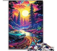 Puzzles pour Adolescents 2000 Puzzles Voiture néon dans la Nature Entraînez Votre Cerveau et Vos Mains Cadeaux pour Amis et Famille 70x100cm