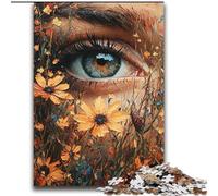 Puzzles pour Adolescents 2000 Puzzles Yeux de Fleurs Jeux éducatifs Décoration de la Maison Cadeau d'anniversaire, Cadeaux pour 14 Ans et Plus 70x100cm