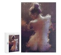 Puzzles pour Adolescents 300 PCS Abstract Human Form Painting -1 Puzzle Anti-Stress, Jouet Idéal pour Une Décoration Amusante À La Maison, 300 PCS