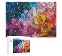 Puzzles pour Adolescents 300 PCS Abstract Oil Painting Casse-tête pour Adultes, Jeu De Réflexion Difficile, Original, Cadeau d'anniversaire 300 PCS