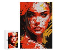 Puzzles pour Adolescents 300 PCS Abstract Woman Portrait Artwork Puzzles pour Adolescents Améliorent La Mémoire Difficiles À Compléter Jeux Stimulants 300 PCS
