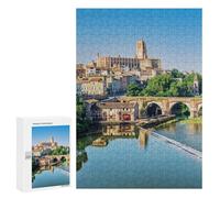 Puzzles pour Adolescents 300 PCS Albi City Puzzles pour Adultes Jeux Relaxants pour S'amuser en Famille Cadeaux De Noël Et d'anniversaire 300 PCS