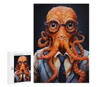 Puzzles pour Adolescents 300 PCS Animal Octopus Puzzles pour Adolescents, Jouets Anti-Stress, Décoration Murale, Cadeaux d'anniversaire Et De Noël Uniques 300 PCS