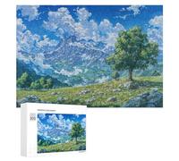 Puzzles pour Adolescents 300 PCS Anime Mountain Tree View Casse-têtes pour Adultes Jeux De Détente Analyse Et Logique Activités Amusantes À La Maison, 300 PCS