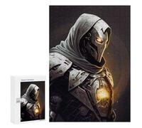 Puzzles pour Adolescents 300 PCS Armored Guardian with Glowing Eye Puzzles pour Adolescents, Jouets Anti-Stress, Décoration Murale, Cadeaux d'anniversaire Et De Noël Uniques 300 PCS