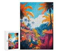 Puzzles pour Adolescents 300 PCS Bali Art Puzzles pour Adolescents, Jouets À Faire Soi-même, Activités Amusantes À La Maison pour Passer Le Temps, 300 PCS