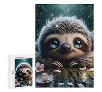 Puzzles pour Adolescents 300 PCS Blissful Smiling Sloth Puzzles, Jeux Relaxants, Décoration Intérieure, Cadeaux Et Idées Cadeaux Uniques pour Un Anniversaire 300 PCS