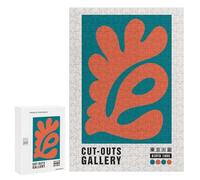 Puzzles pour Adolescents 300 PCS Botanical Abstract Shape Puzzles pour Adolescents - Jeu Familial - Décoration Murale - Interaction Parent-Enfant 300 PCS