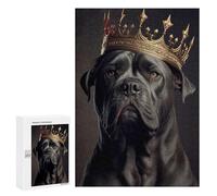 Puzzles pour Adolescents 300 PCS Cane Corso King Puzzles pour Adultes - Jeu Manuel Anti-Stress - Cadeaux Uniques pour Anniversaire Et Noël 300 PCS