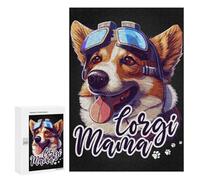 Puzzles pour Adolescents 300 PCS Corgi Mama Cute Dog Mom Puzzles, Jeux Amusants, Assemblage De Motifs, Cadeaux Uniques d'anniversaire Et De Noël 300 PCS