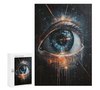 Puzzles pour Adolescents 300 PCS Cosmic Eye Painting-7 Puzzles pour Adultes Assemblage De Modèles De Puzzles Défi À Réaliser Soirée Jeux Et Divertissement en Famille 300 PCS