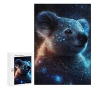 Puzzles pour Adolescents 300 PCS Cosmic Koala Celestial Cute Puzzles pour Adolescents Améliorent La Mémoire Difficiles À Compléter Jeux Stimulants 300 PCS