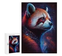 Puzzles pour Adolescents 300 PCS Cosmic Red Panda Art Print-3 Puzzles pour Adolescents Améliorent La Mémoire Difficiles À Compléter Jeux Stimulants 300 PCS