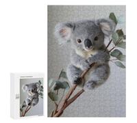 Puzzles pour Adolescents 300 PCS Cute Fluffy Koala Puzzles pour Adultes Jeux Relaxants pour S'amuser en Famille Cadeaux De Noël Et d'anniversaire 300 PCS