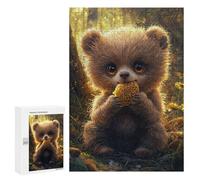 Puzzles pour Adolescents 300 PCS Cute Honey Bear Puzzles pour Adolescents, Jouets Anti-Stress, Décoration Murale, Cadeaux d'anniversaire Et De Noël Uniques 300 PCS