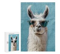 Puzzles pour Adolescents 300 PCS Cute Llama Art Puzzles pour Adolescents Jeux Relaxants Assemblage De Motifs Cadeaux Uniques d'anniversaire Et De Noël 300 PCS