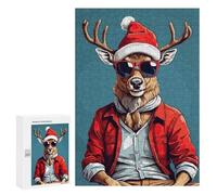 Puzzles pour Adolescents 300 PCS Deer Christmas Puzzles, Jeux Relaxants, Décoration Intérieure, Cadeaux Et Idées Cadeaux Uniques pour Un Anniversaire 300 PCS