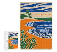 Puzzles pour Adolescents 300 PCS Dolce Far Niente Beach Illustration Puzzles Jeux De Détente Décoration Parfaite Cadeaux Uniques d'anniversaire Et De Noël 300 PCS
