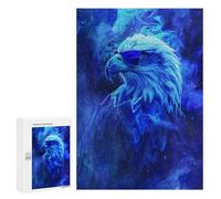 Puzzles pour Adolescents 300 PCS Eagle in Colorful Paint Puzzles pour Adultes Jeu Familial Décoration Parfaite Difficile À Compléter 300 PCS