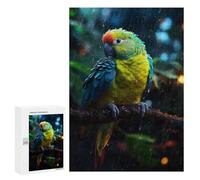 Puzzles pour Adolescents 300 PCS Epic Rainy Parakeet Puzzles pour Adultes Jeux Relaxants pour S'amuser en Famille Cadeaux De Noël Et d'anniversaire 300 PCS