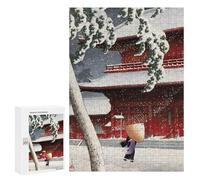 Puzzles pour Adolescents 300 PCS Geishain The Snow Storm Puzzles pour Adolescents, Jouets Anti-Stress, Décoration Murale, Cadeaux d'anniversaire Et De Noël Uniques 300 PCS