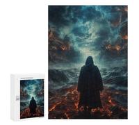 Puzzles pour Adolescents 300 PCS God Descent Into Madness Puzzles pour Adultes Jeu Familial Décoration Parfaite Difficile À Compléter 300 PCS