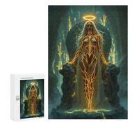Puzzles pour Adolescents 300 PCS Golden Goddess Puzzles pour Adultes Jeux Amusants Décoration Parfaite Cadeaux Uniques d'anniversaire Et De Noël 300 PCS