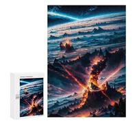 Puzzles pour Adolescents 300 PCS Interstellar Magma Puzzles pour Adolescents, Jouets Anti-Stress, Décoration Murale, Cadeaux d'anniversaire Et De Noël Uniques 300 PCS