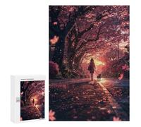 Puzzles pour Adolescents 300 PCS Japanese Anime Girl Walk Puzzles, Jeux Relaxants, Décoration Intérieure, Cadeaux Et Idées Cadeaux Uniques pour Un Anniversaire 300 PCS