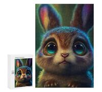 Puzzles pour Adolescents 300 PCS Magical Forest Bunny Puzzles pour Adolescents, Jouets Anti-Stress, Décoration Murale, Cadeaux d'anniversaire Et De Noël Uniques 300 PCS