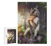 Puzzles pour Adolescents 300 PCS Monkey Glowing Butterfly Puzzles pour Adultes Jeux De Société en Famille Améliorer La Mémoire Cadeaux d'anniversaire Uniques 300 PCS