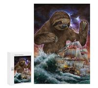Puzzles pour Adolescents 300 PCS Monster Titan Sloth Kraken Puzzles pour Adolescents, Jouets À Faire Soi-même, Activités Amusantes À La Maison pour Passer Le Temps, 300 PCS